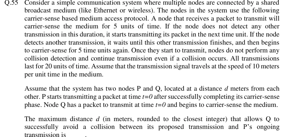 GATE 2018 CS question 55