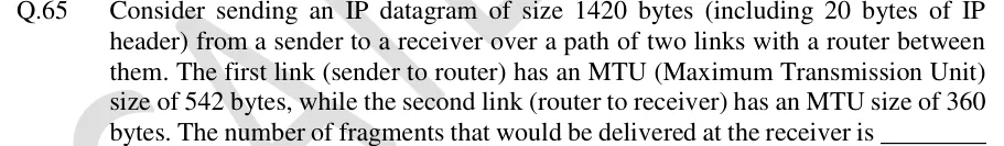 GATE 2024 CS1 question 65
