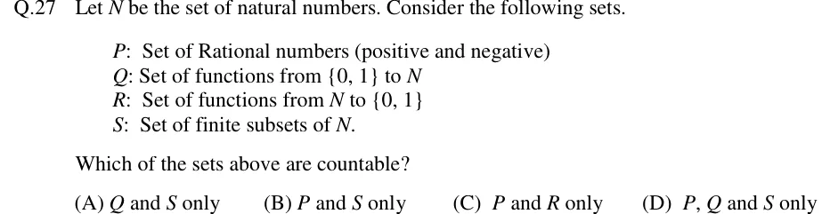 GATE 2018 CS question 27