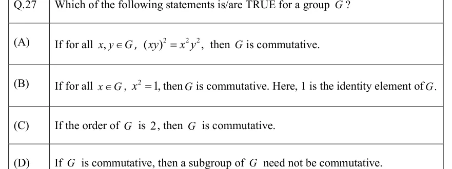 GATE 2022 CS question 27
