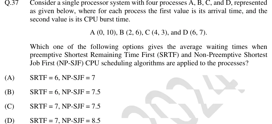 GATE 2024 CS2 question 37