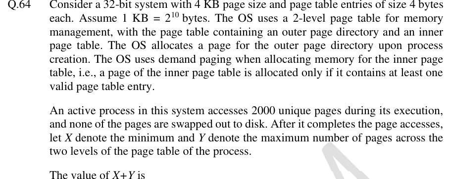 GATE 2024 CS2 question 64
