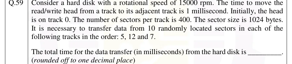 GATE 2026 CS1 question 59