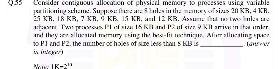 GATE 2026 CS2 question 55