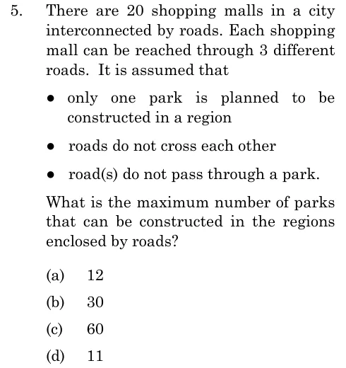 ISRO CS 2025 question 5