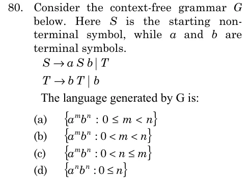 ISRO CS 2025 question 80