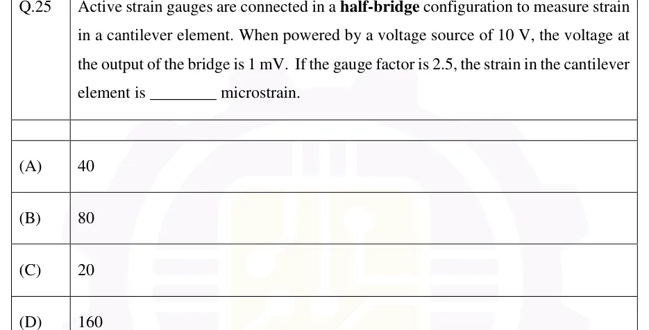 GATE 2026 IN question 25