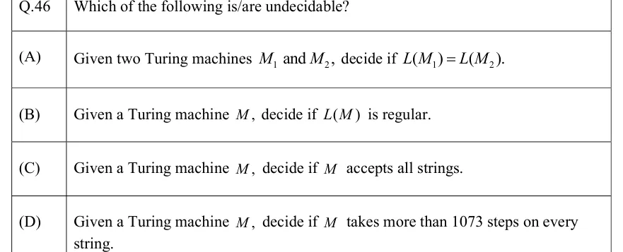 GATE 2022 CS question 46