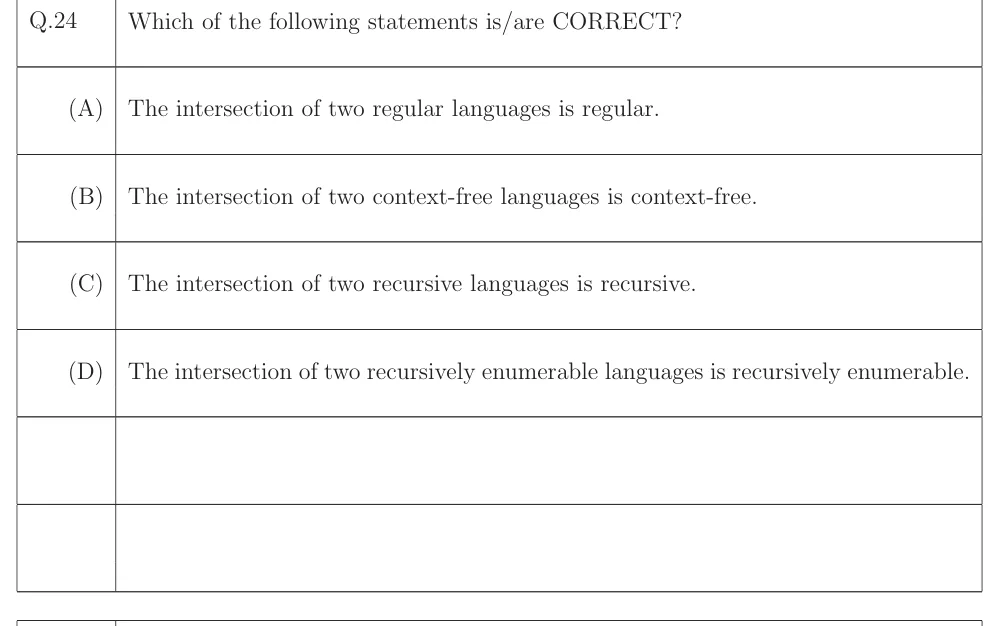 GATE 2023 CS question 24